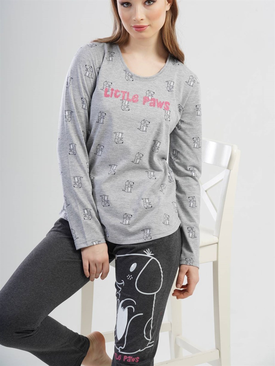 Vienetta 2010712797  Kadın Uzun Kollu Pijama Takımı
