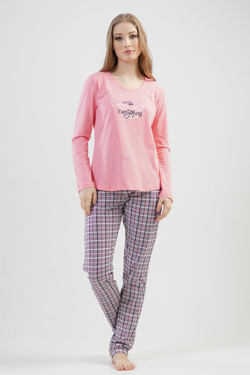 Vienetta 2010782514 Kadın Uzun Kollu Pijama Takımı
