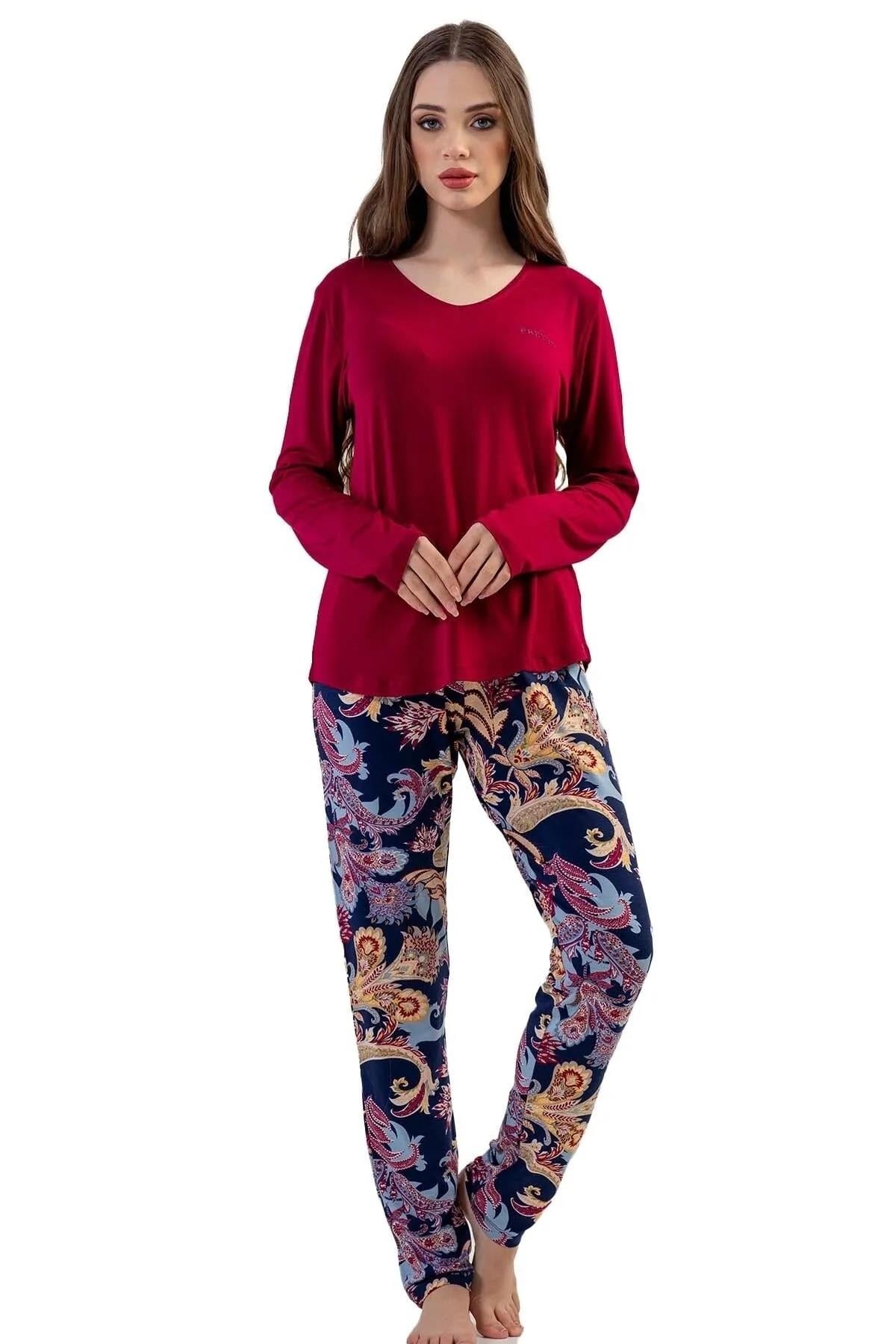Vienetta 2020630229 Kadın Uzun Kollu Pijama Takımı