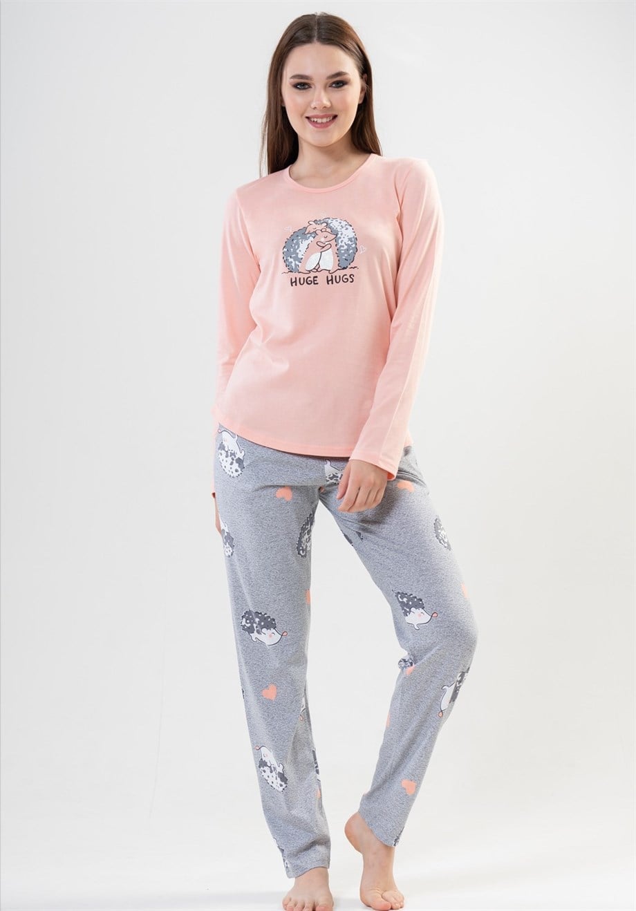 Vienetta 2040760477  Kadın Uzun Kollu Pijama Takımı