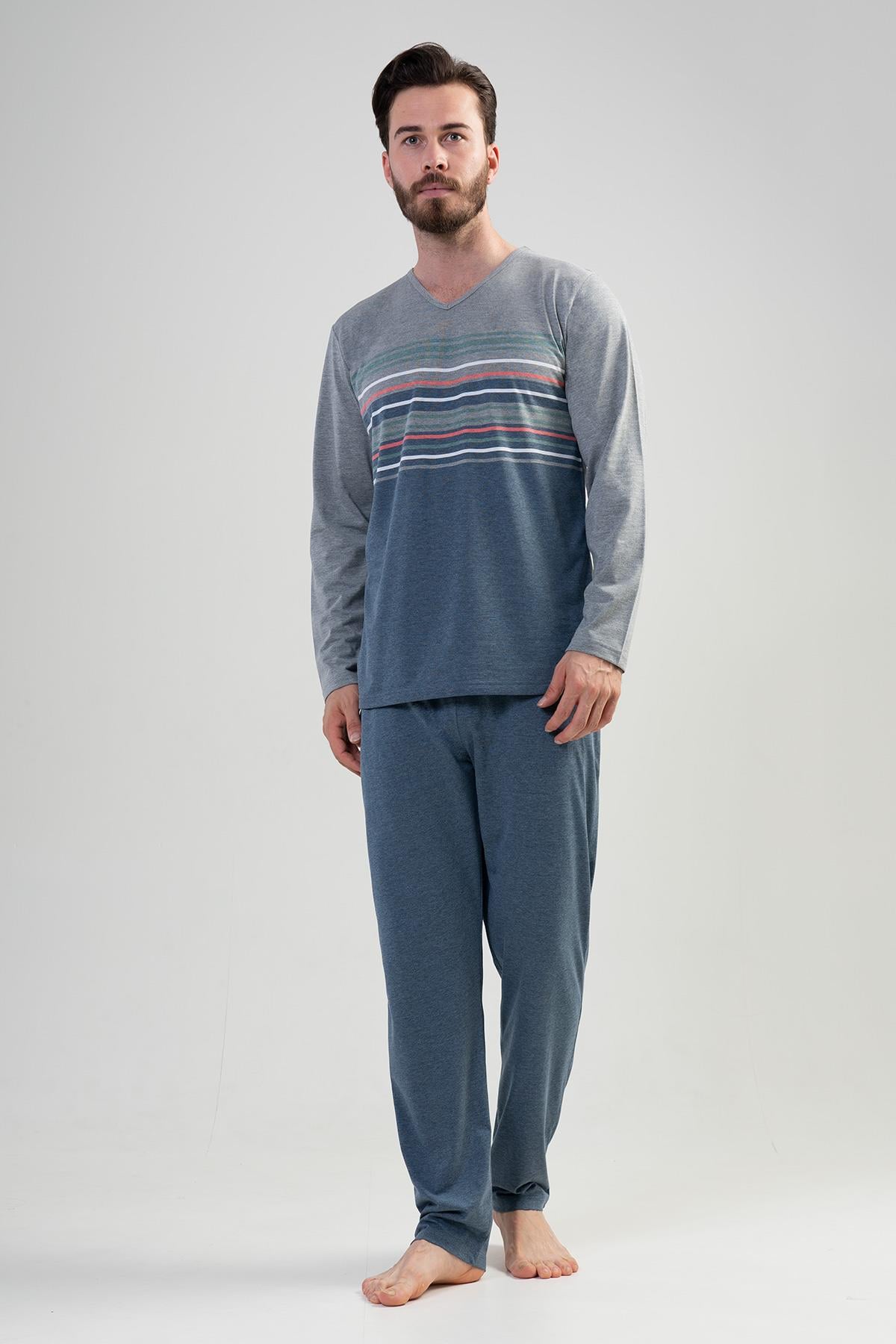 Vienetta 2041270000 Erkek Uzun Kollu B.B.Pijama Takımı