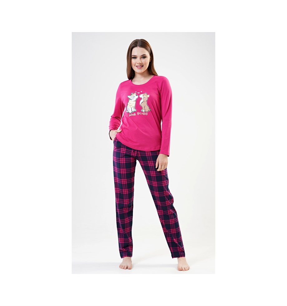 Vienetta 2041892338 Kadın Uzun Kollu Pijama Takımı