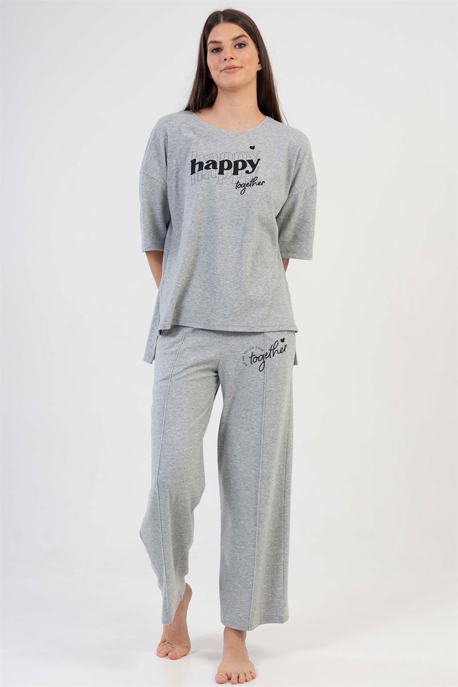 Vienetta 2060020159 Kadın Kısa Kollu Pijama Takımı