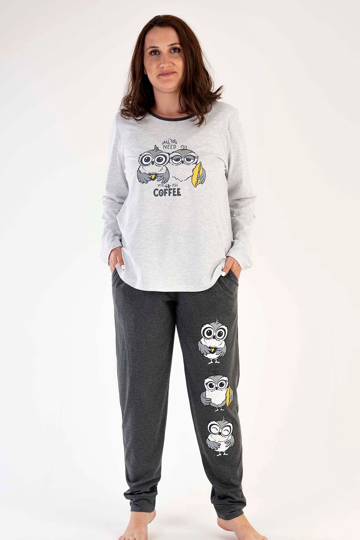 Vienetta 3032820000 Kadın Uzun Kollu B.B.Pijama Takımı