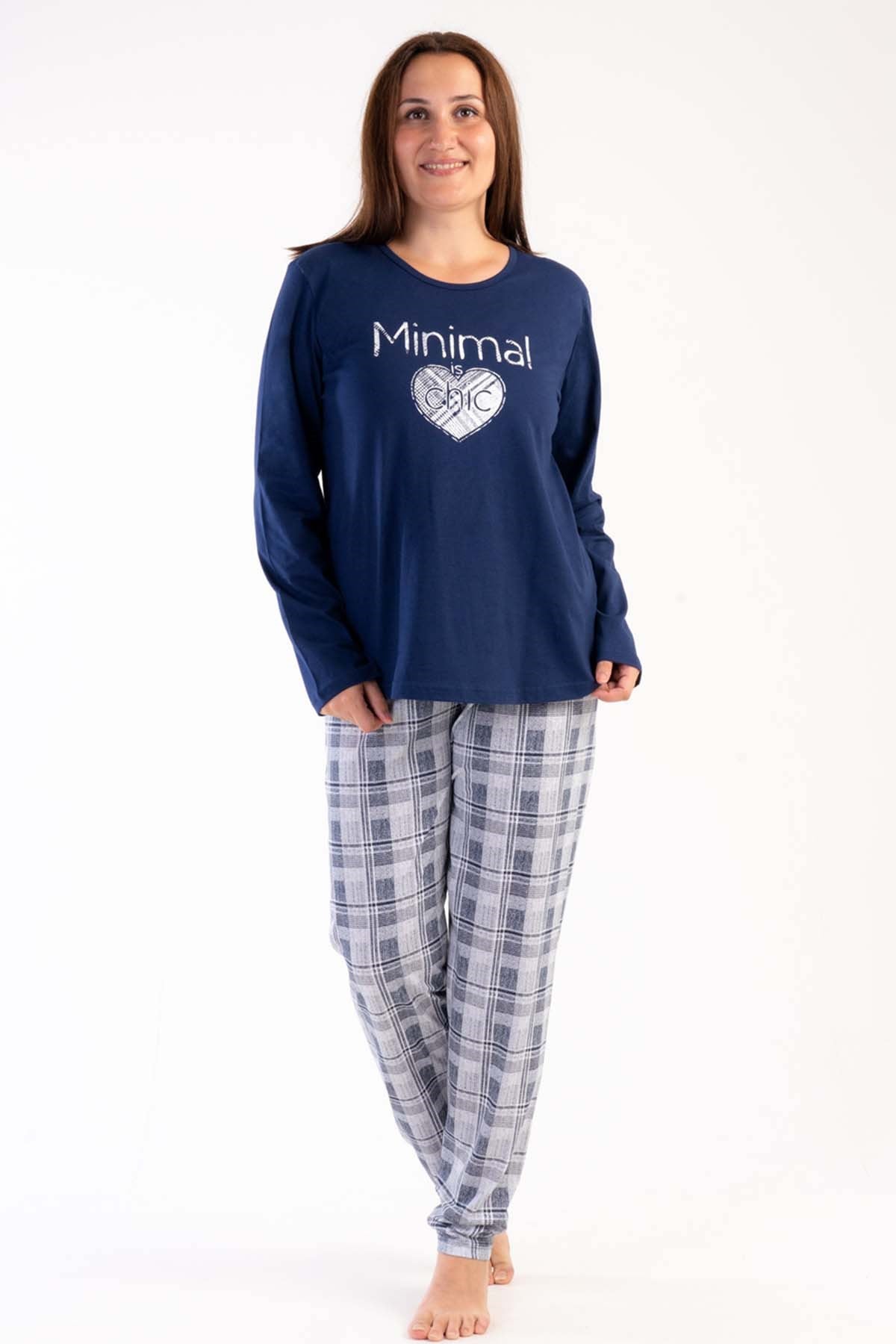 Vienetta 3032941012 Kadın Uzun Kollu B.B.Pijama Takımı