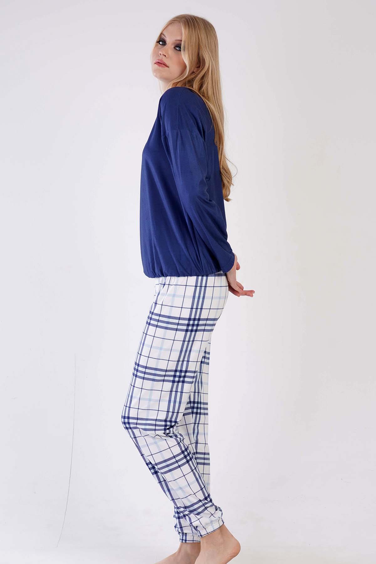Vienetta 3071400841 Kadın Uzun Kollu Pijama Takımı