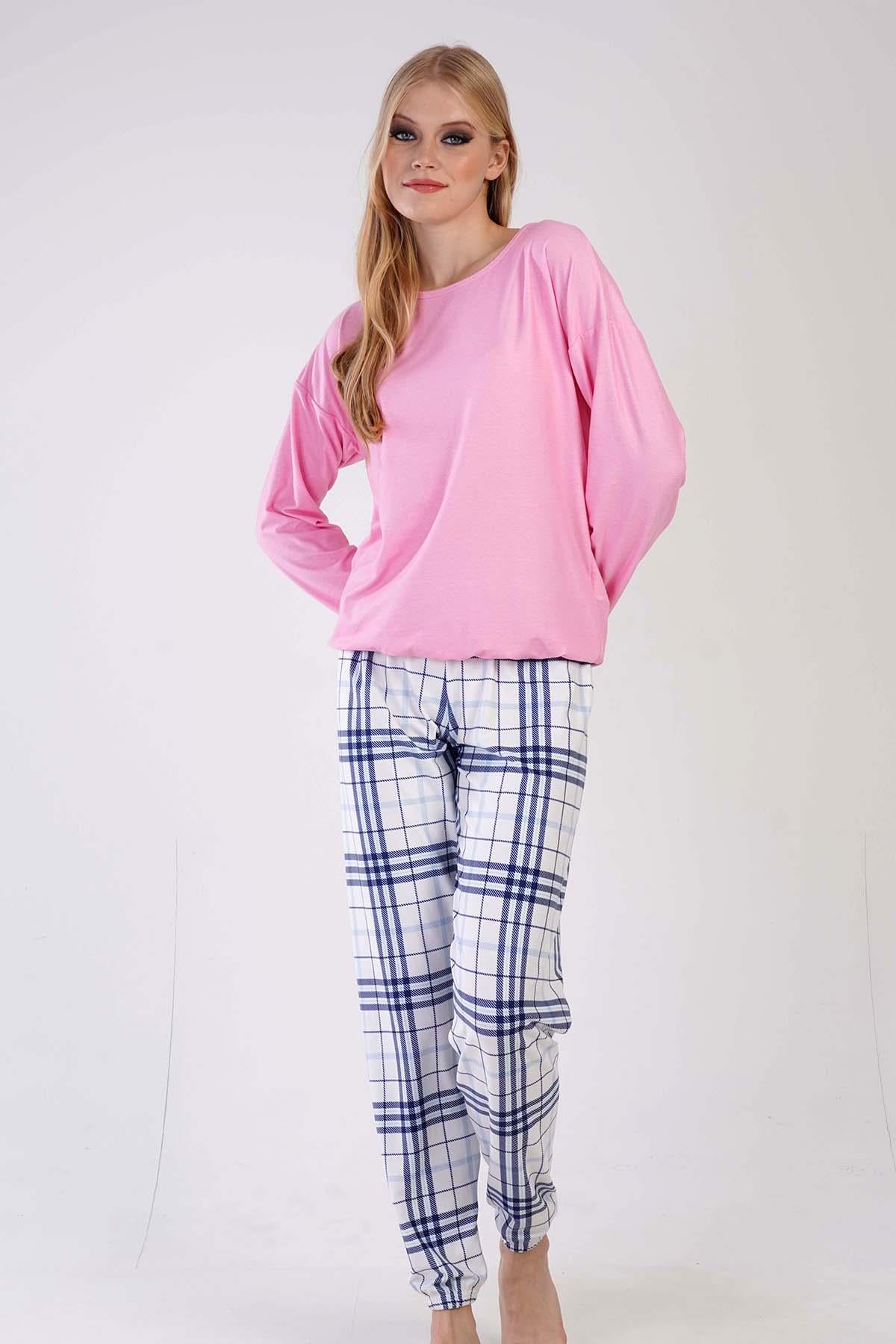 Vienetta 3071400841 Kadın Uzun Kollu Pijama Takımı