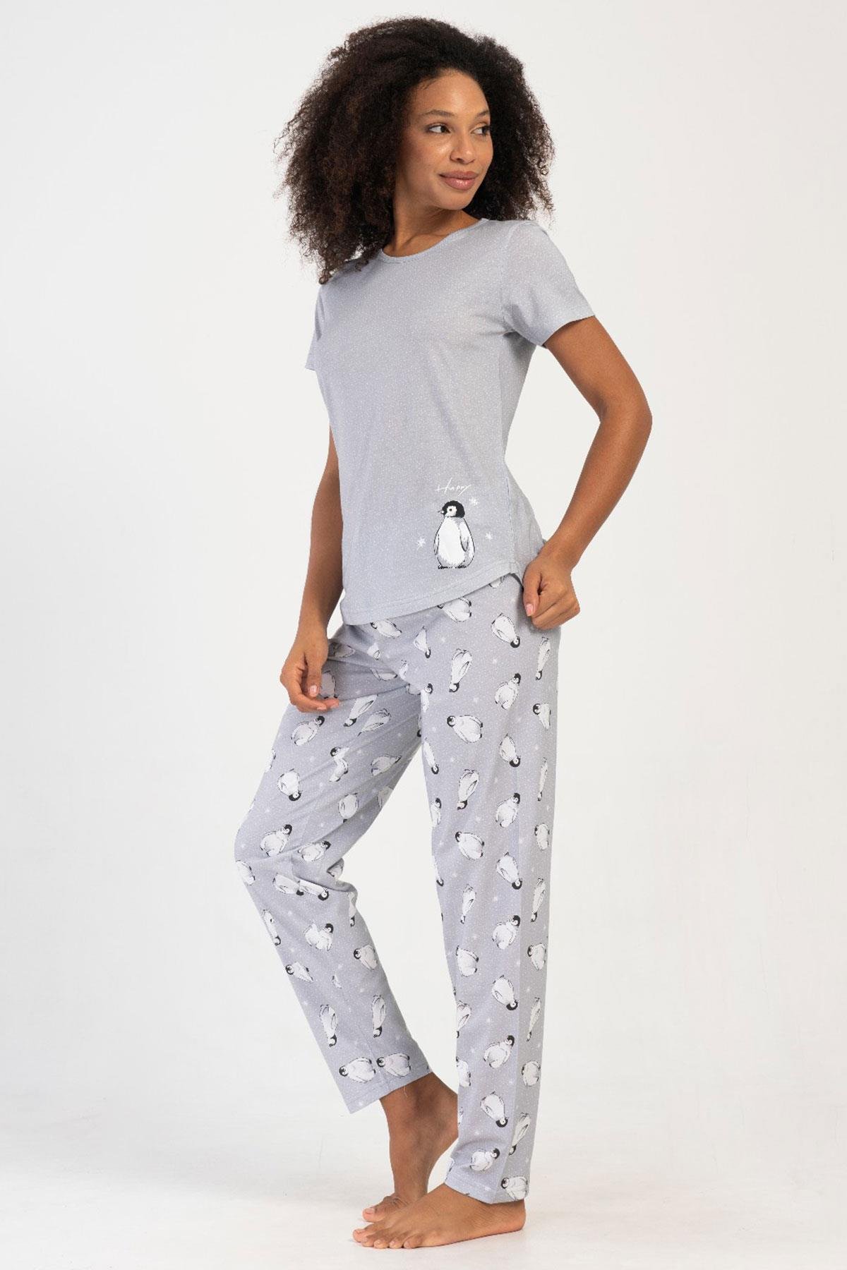 Vienetta 4051501178 Kadın Kısa Kollu Pijama Takımı