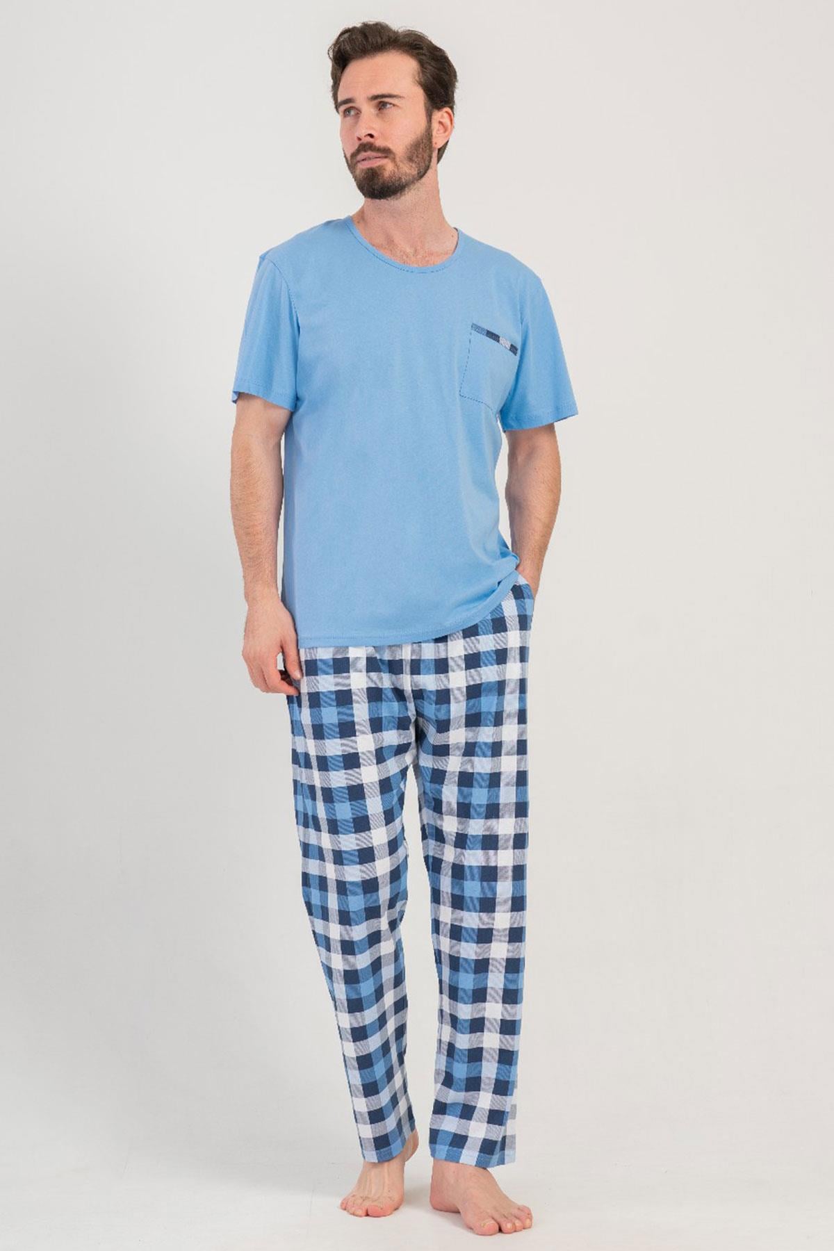 Vienetta 4085122754 Erkek Kısa Kollu Pijama Takımı