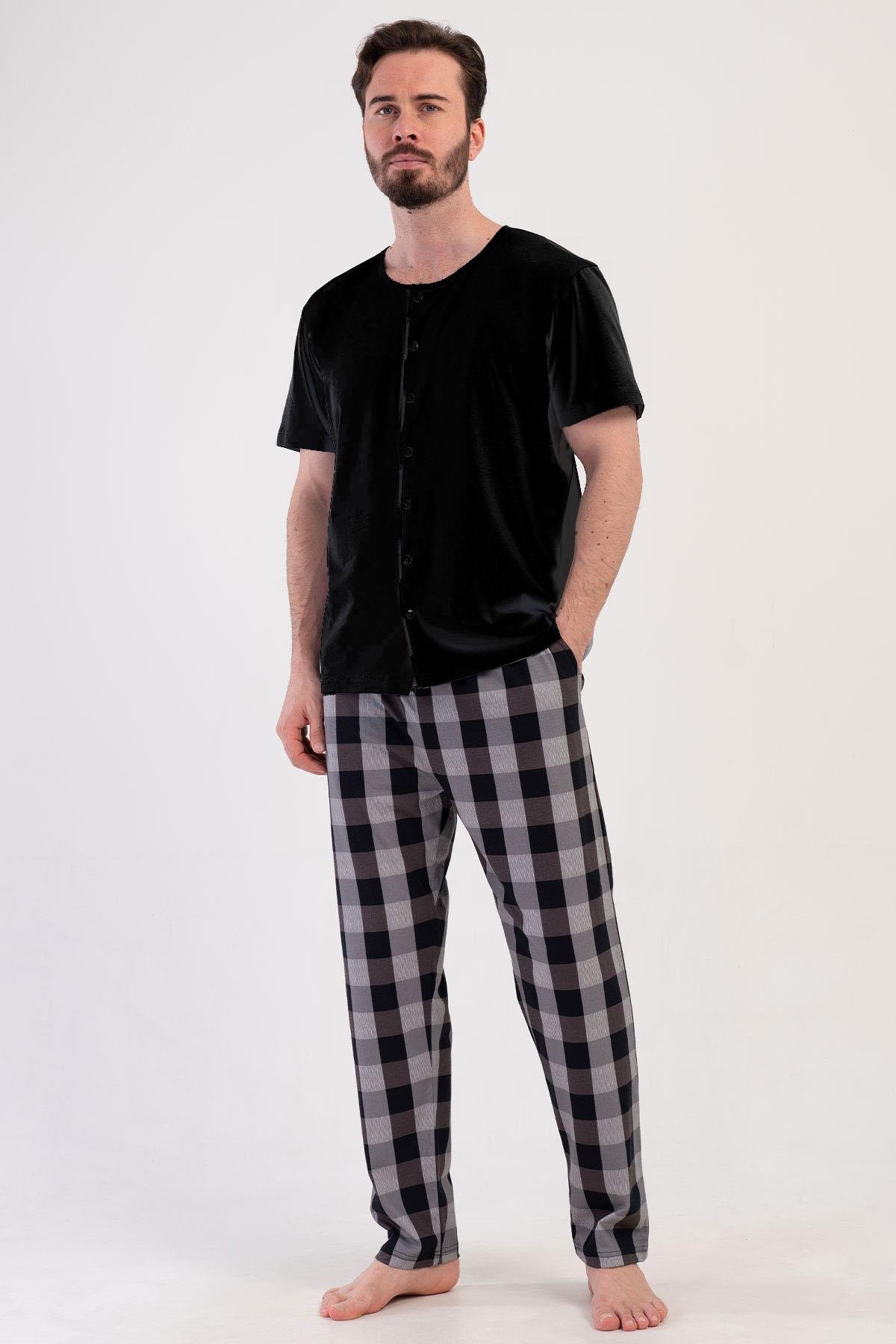 Vienetta 4091890668 Erkek Kısa Kollu Pijama Takımı