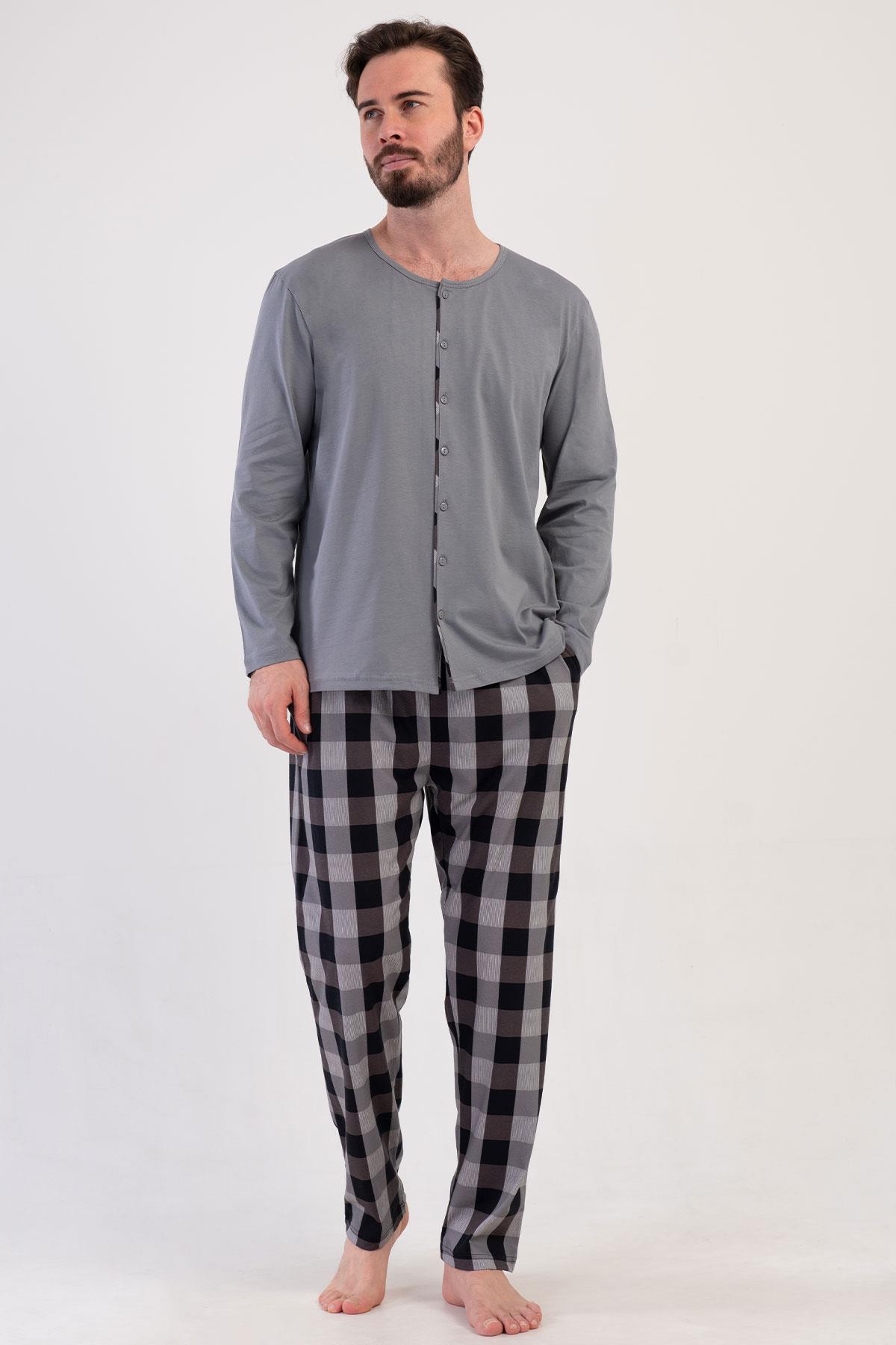 Vienetta 4091910668 Erkek Uzun Kollu B.B.Pijama Takımı