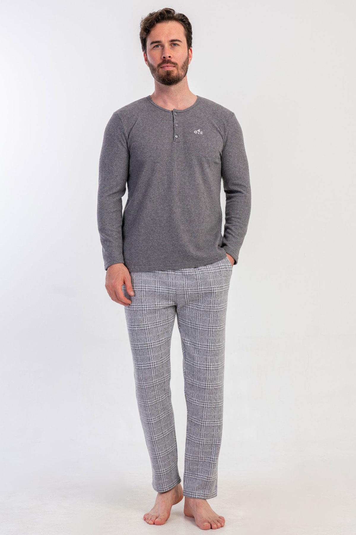 Vienetta 5010020000 Erkek Uzun Kollu Pijama Takımı