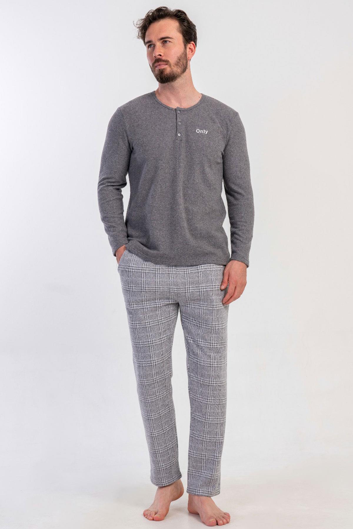 Vienetta 5010030000 Erkek Uzun Kollu B.B.Pijama Takımı