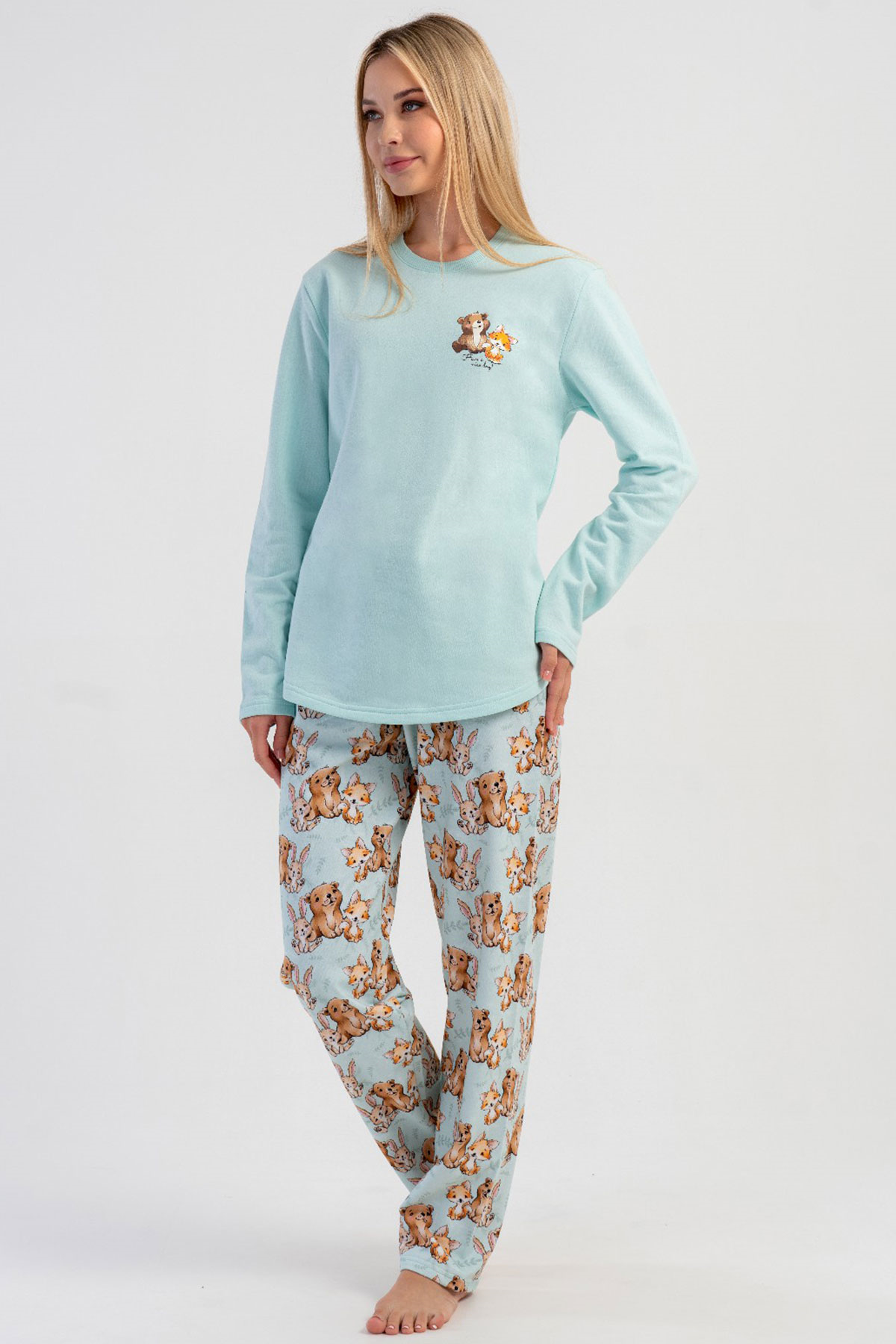 Vienetta 5031903197 Kadın Uzun Kollu Pijama Takımı