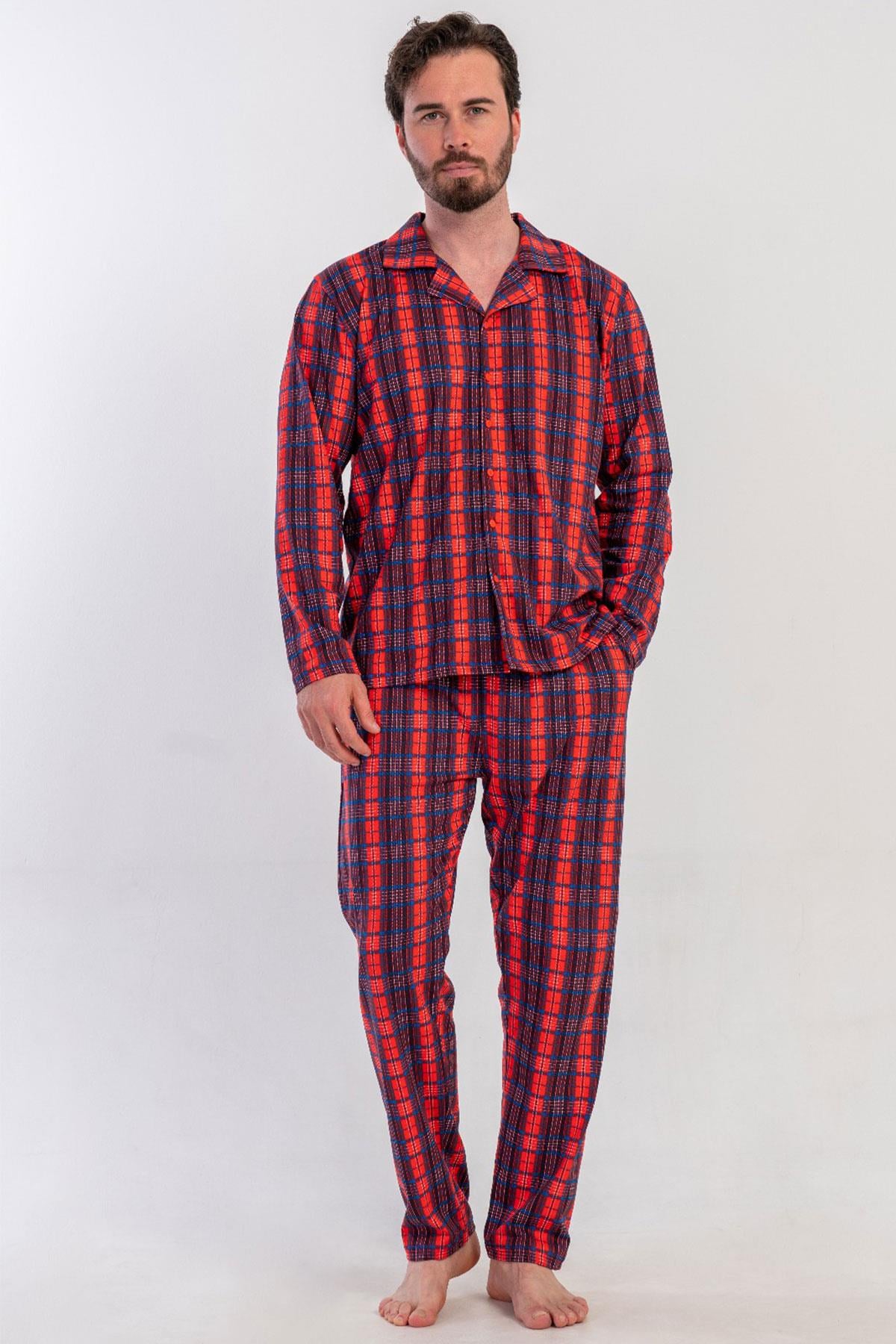 Vienetta 5032860415 Erkek Uzun Kollu Pijama Takımı
