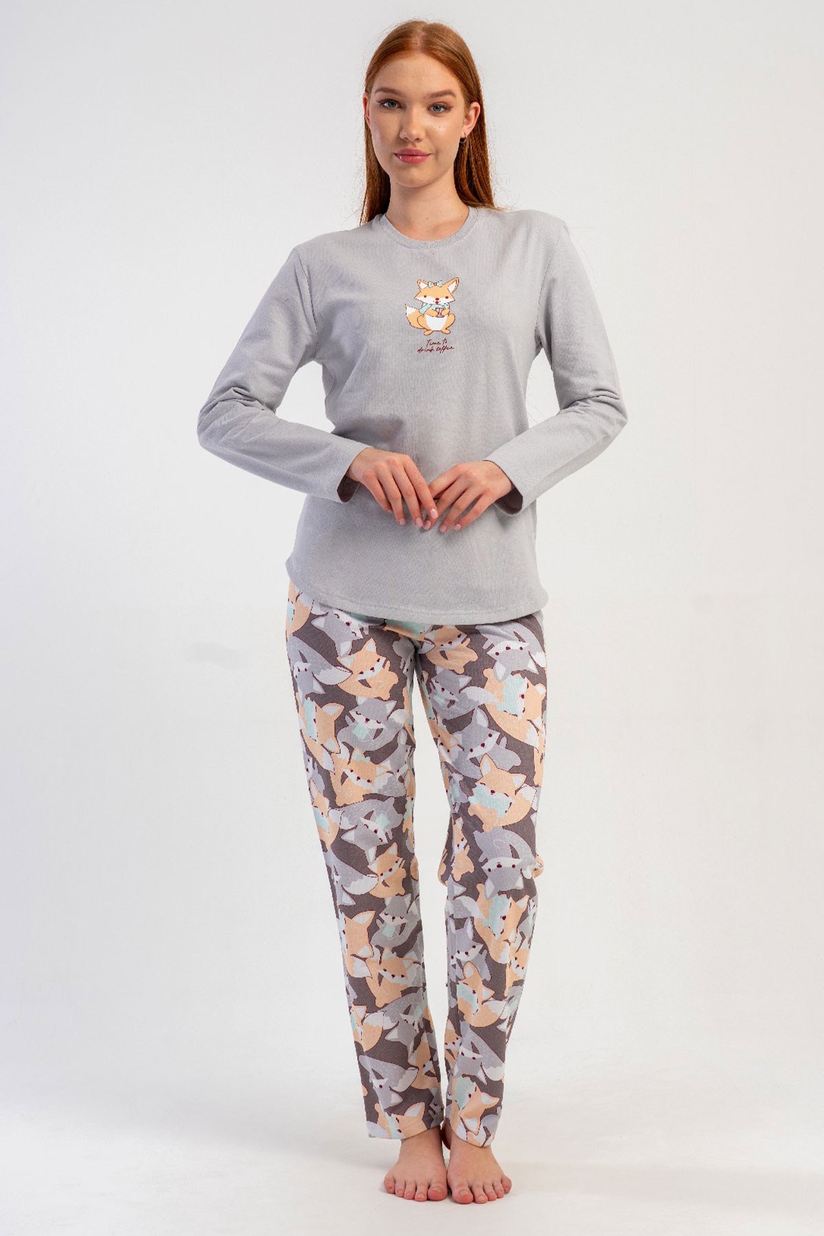 Vienetta 5040503842 Kadın Uzun Kol Pijama Takımı