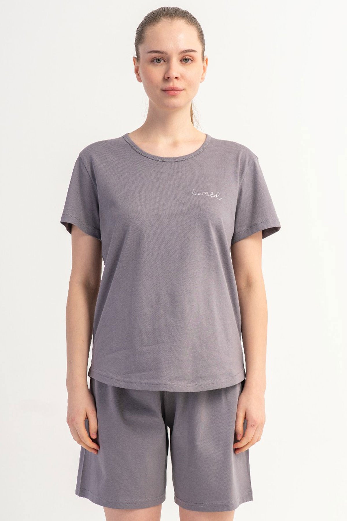 Vienetta 5120670000 Kadın Kısa Kol Şortlu Pijama Takımı