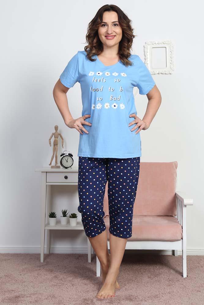 Vienetta Bayan Pijama Kısa Kol Caprı