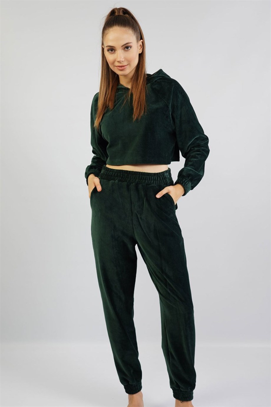 Vienetta Kadın (Haki) Uzun Kollu Pijama Takımı 1051760000