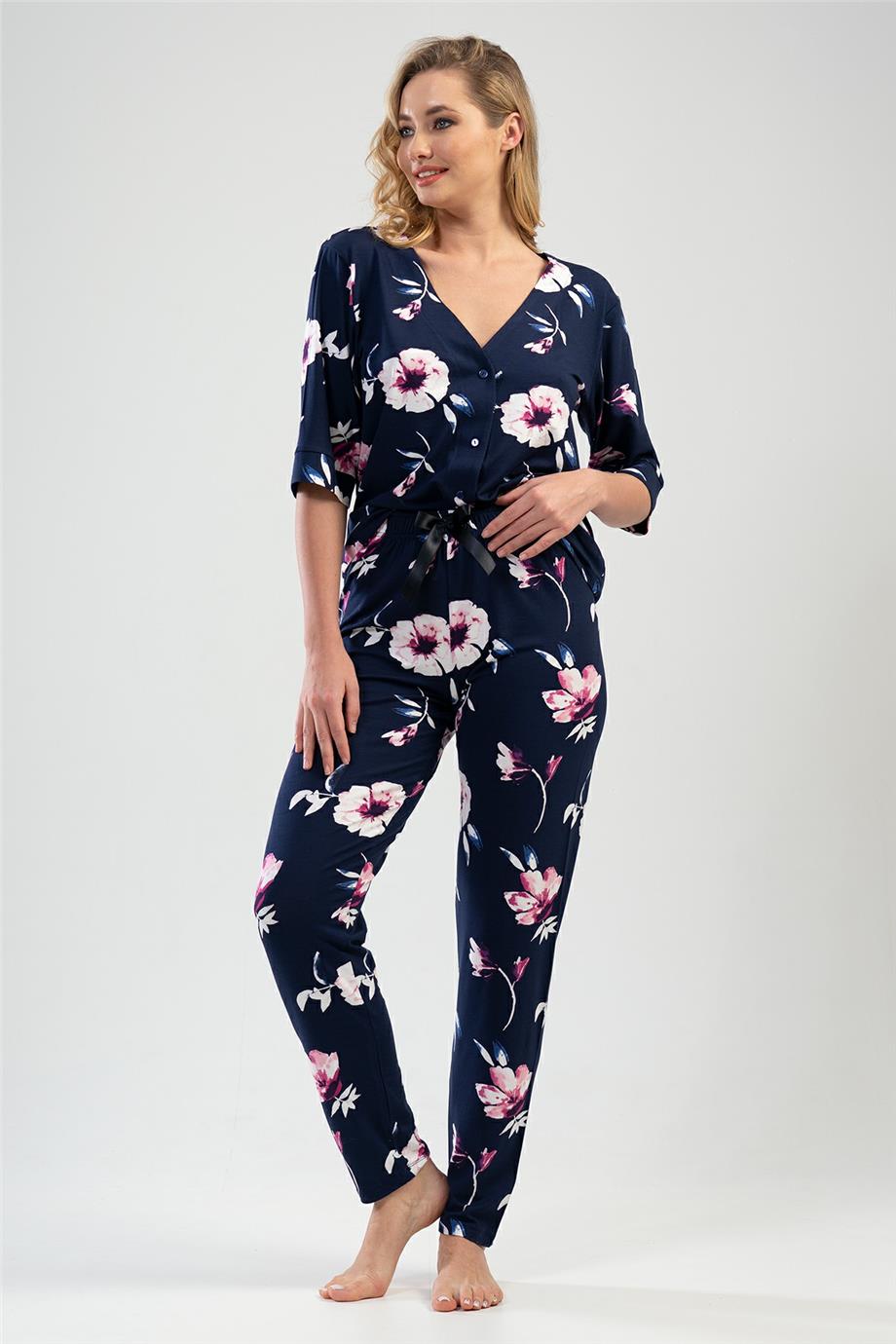 Vienetta Kadın Kısa Kollu Pijama Takımı