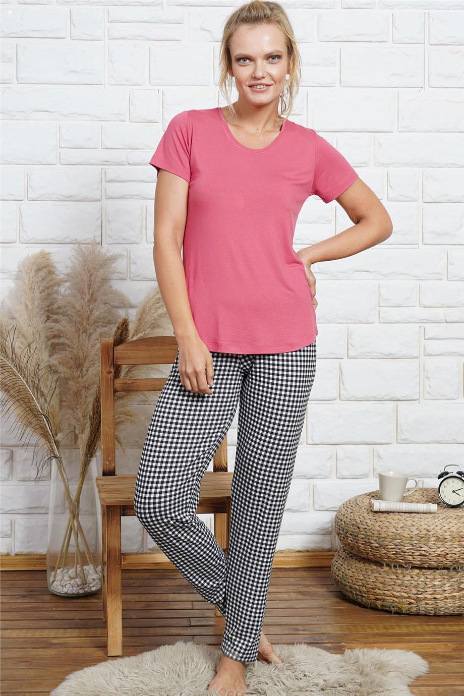 Vienetta Kadın Kısa Kollu Pijama Takımı