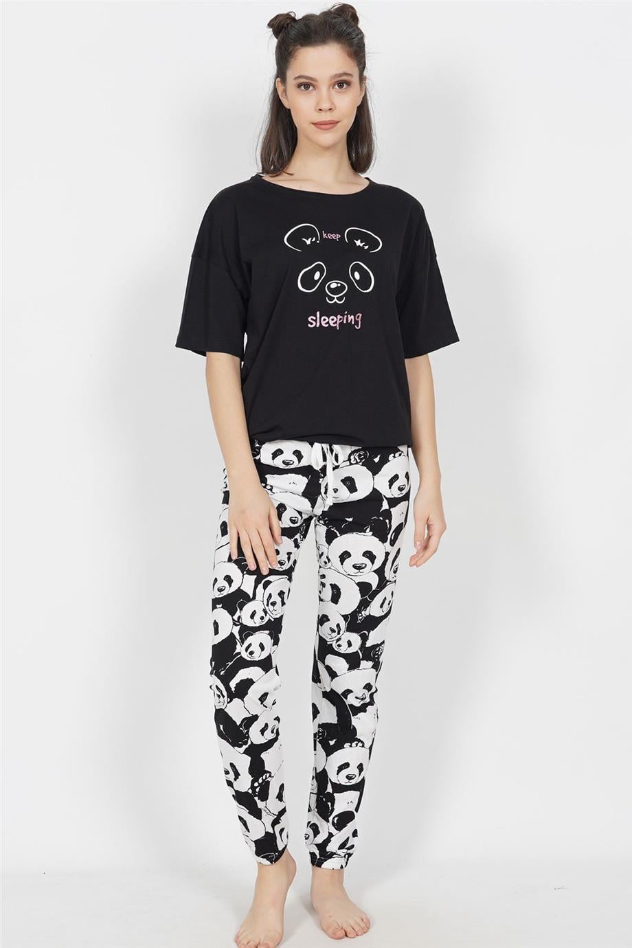 Vienetta Kadın Kısa Kollu Pijama Takımı