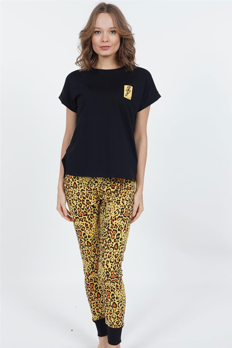 Vienetta Kadın Kısa Kollu Pijama Takımı