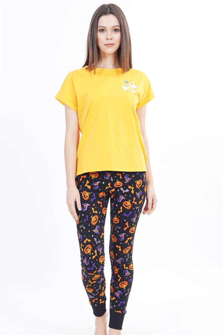 Vienetta Kadın Kısa Kollu Pijama Takımı