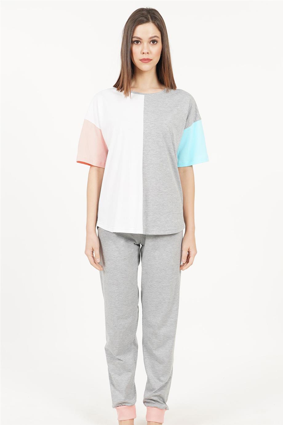 Vienetta Kadın Kısa Kollu Pijama Takımı