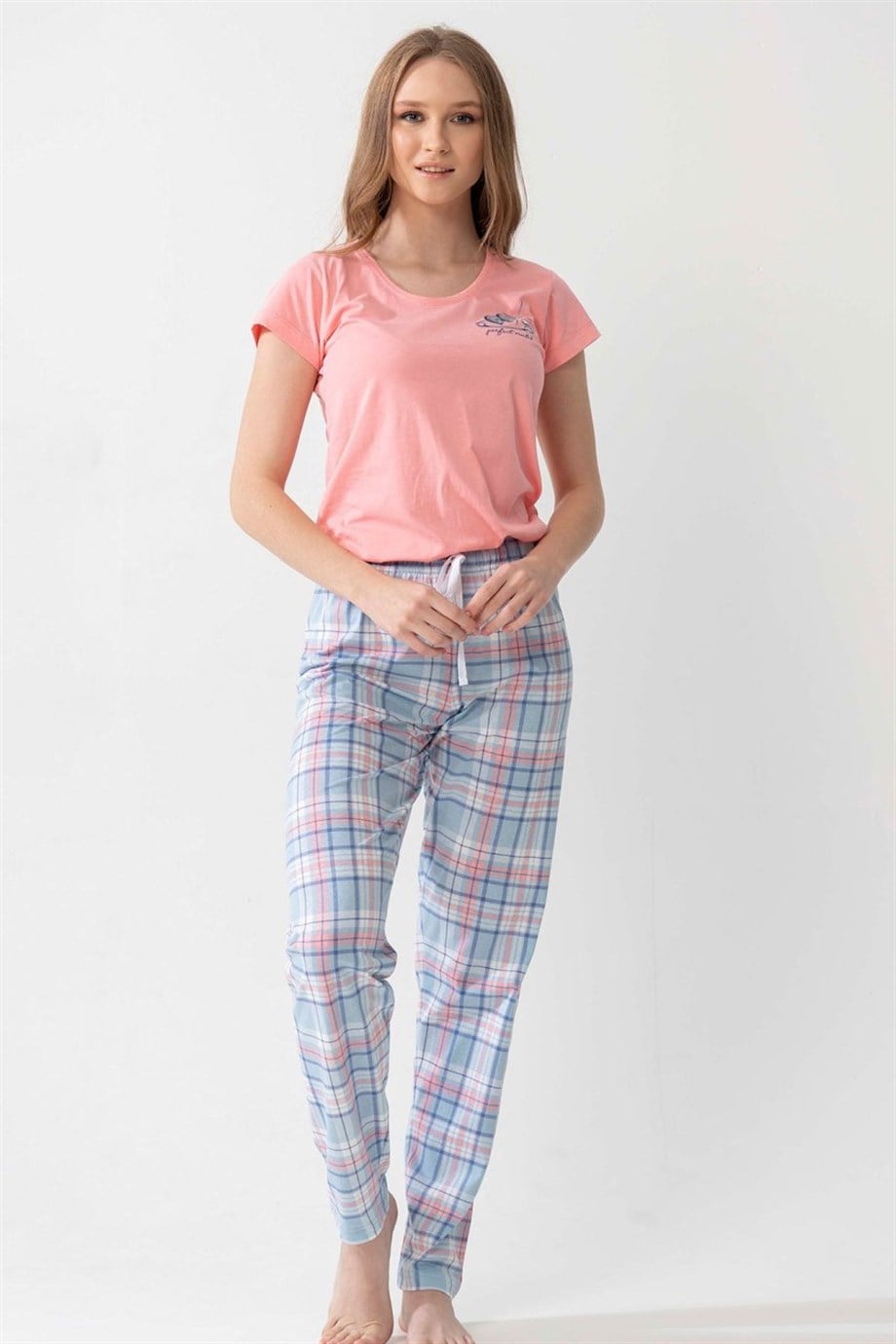 Vienetta Kadın (Pembe) Kısa Kollu Pijama Takımı 1091090304