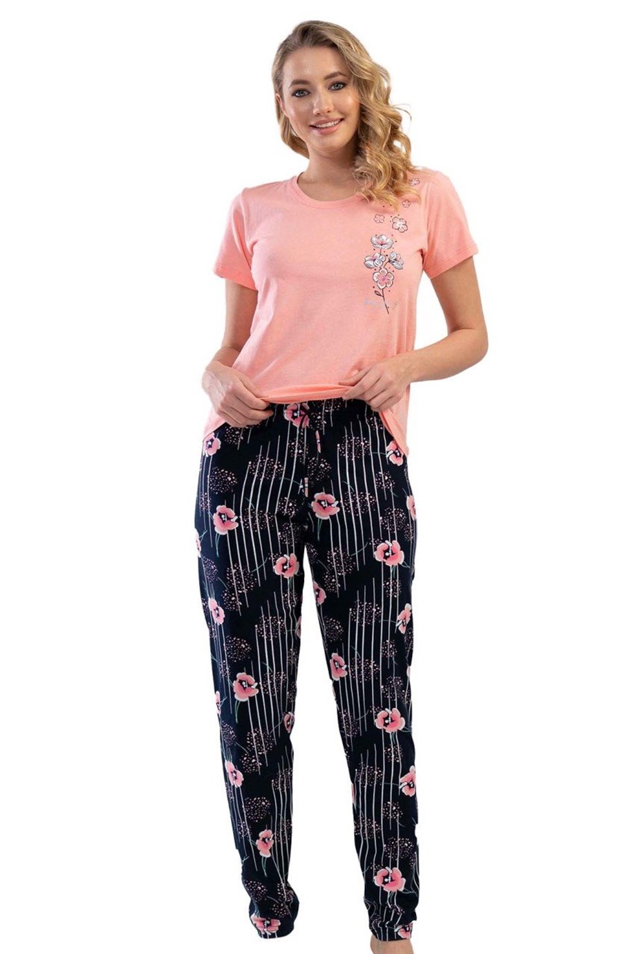 Vienetta Kadın (Pembe) Kısa Kollu Pijama Takımı 1110430274