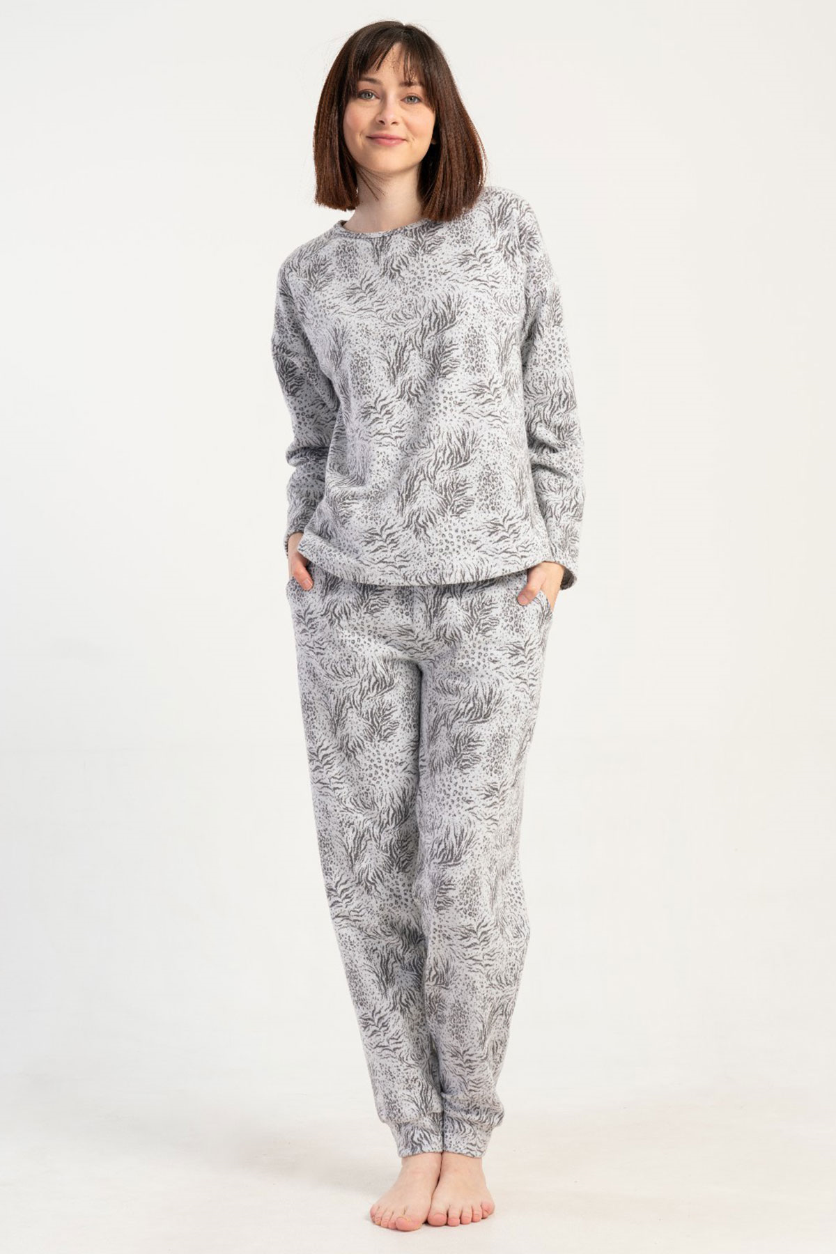 Vienetta Kadın Uzun Kollu B.B.Pijama Takımı