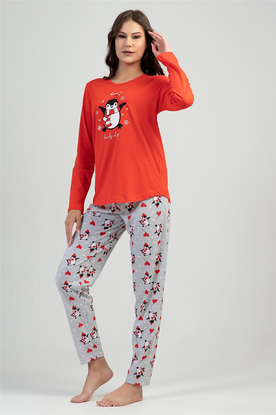 Vienetta Kadın Uzun Kollu Pijama Takımı