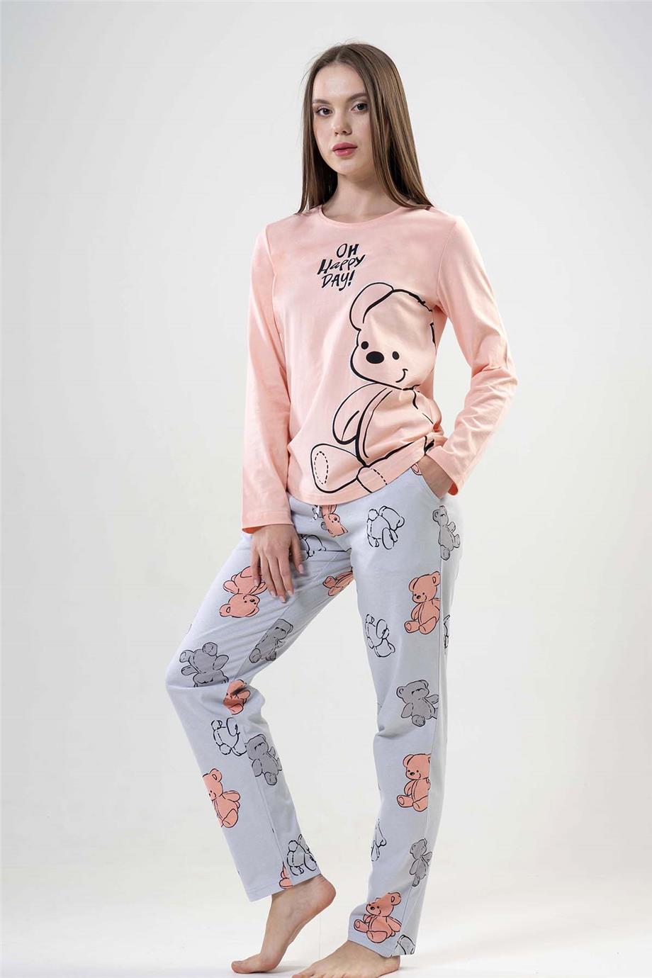 Vienetta Kadın Uzun Kollu Pijama Takımı