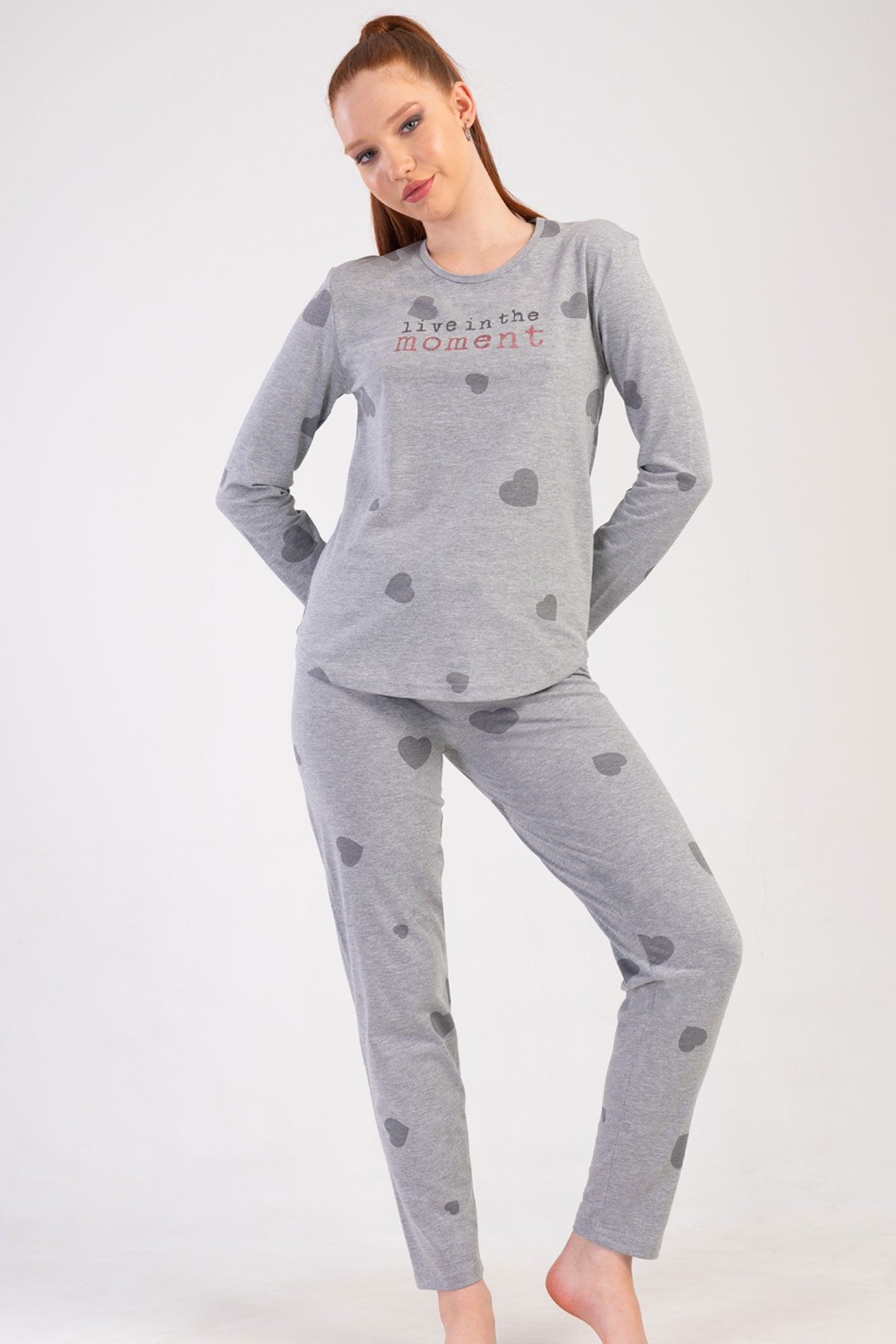 Vienetta Kadın Uzun Kollu Pijama Takımı