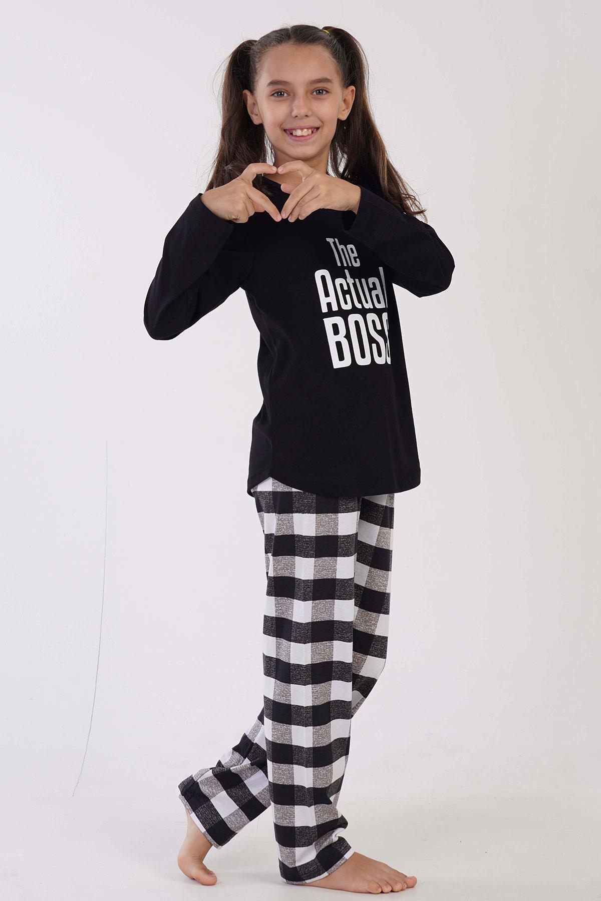 Vienetta Kids 3050843264 Kız Çocuk Uzun Kollu Pijama Takımı