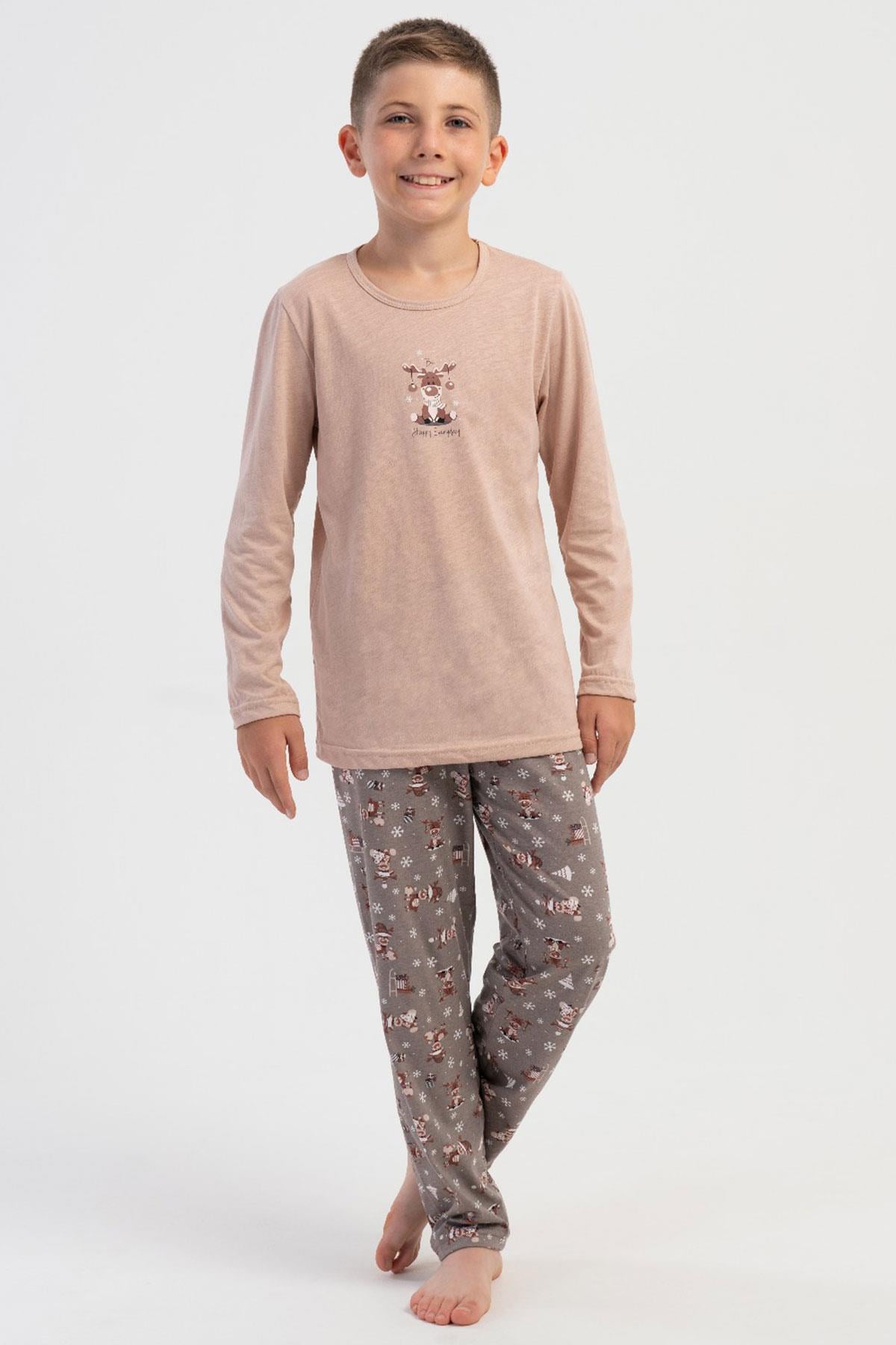 Vienetta Kids 5032726797 Erkek Çocuk Uzun Kollu Pijama Takımı