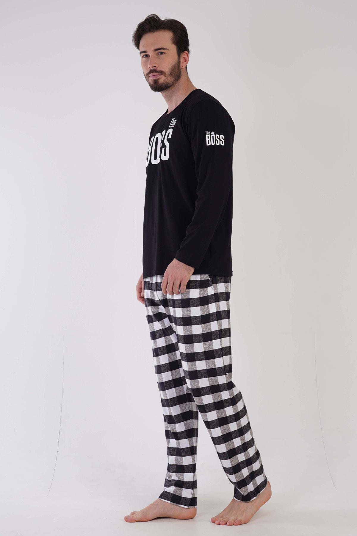 Vienetta Man 3050643264 Erkek Uzun Kollu Pijama Takımı