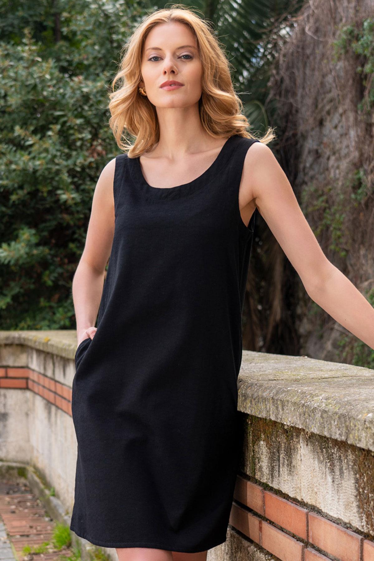 Vienetta Plus 4120140000 Kadın Kalın Askılı Ev Elbisesi