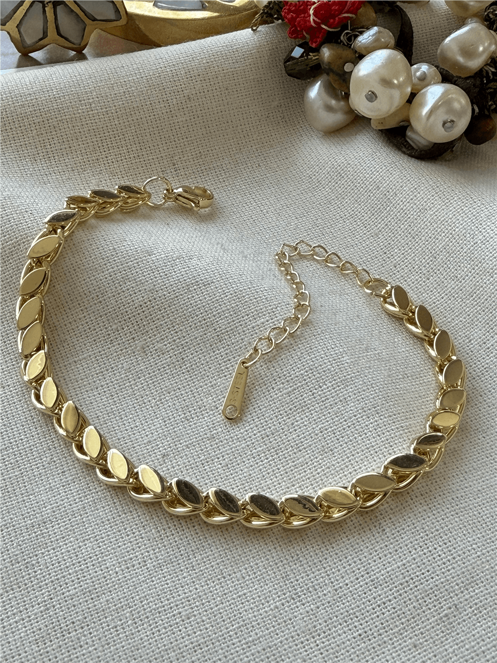 14K Arpa Bileklik