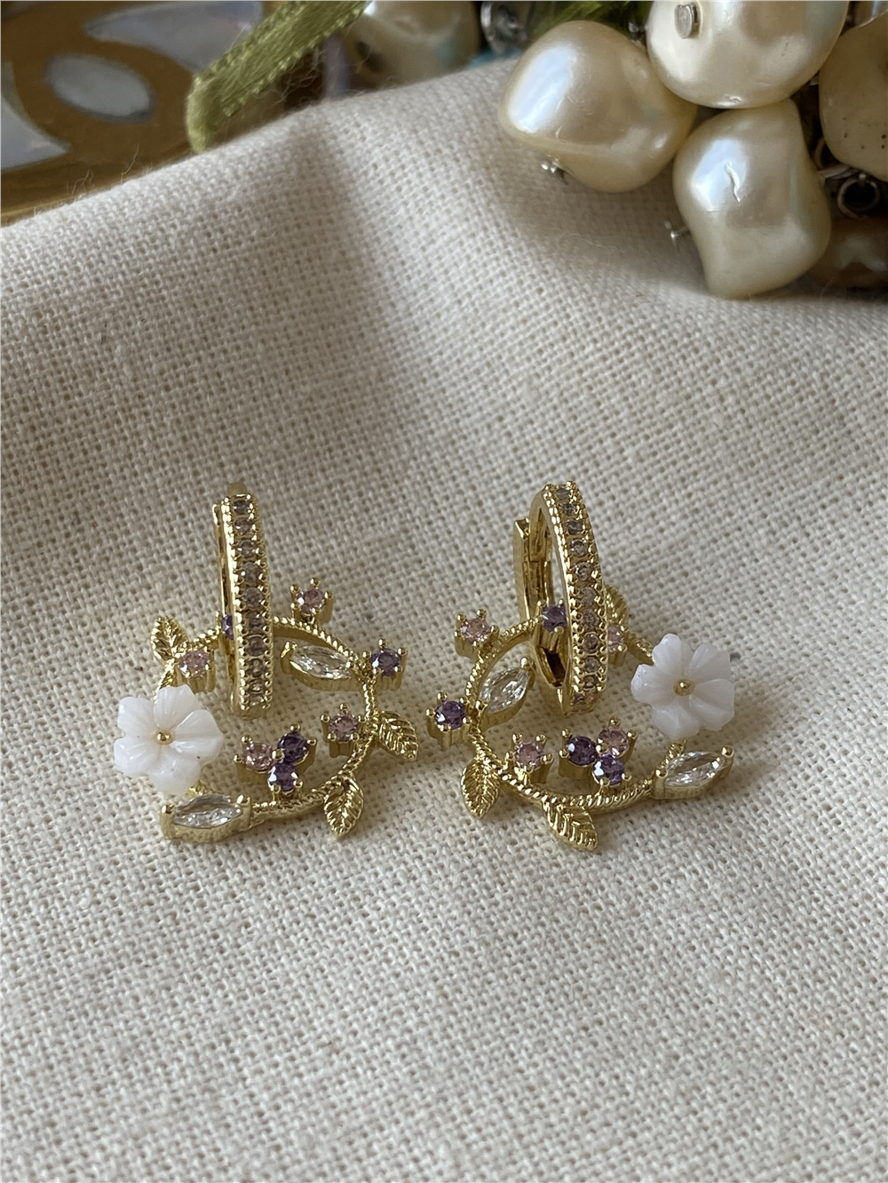 14K Bouquet Küpe