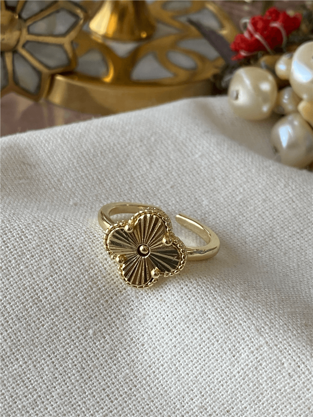 14K Cleef Yüzük