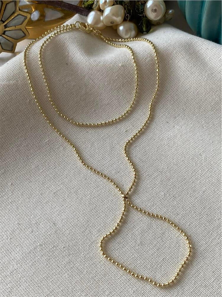 14K Mini Dorika Zincirli Şahmeran