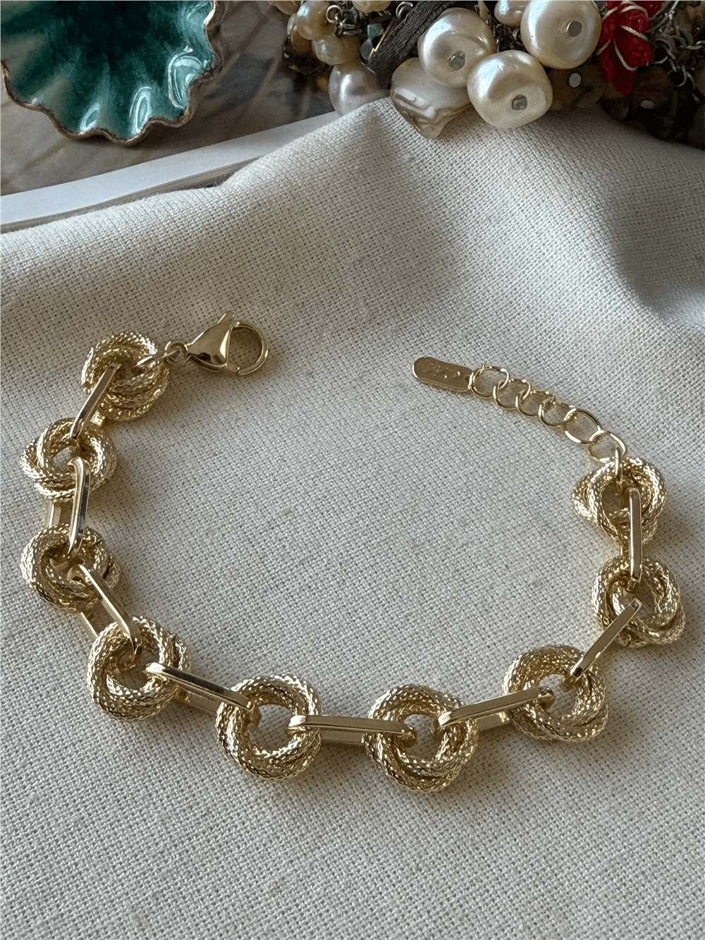 14K Parlak Rings Bileklik