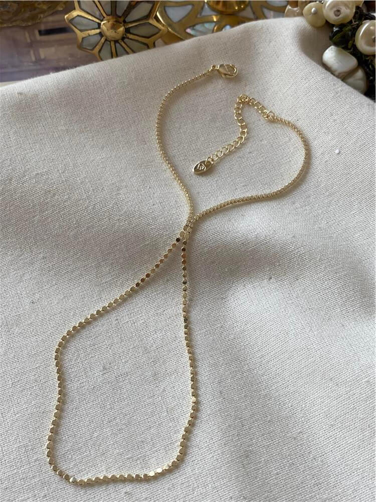 14K Suyolu Detaylı Mini Pul Şahmeran