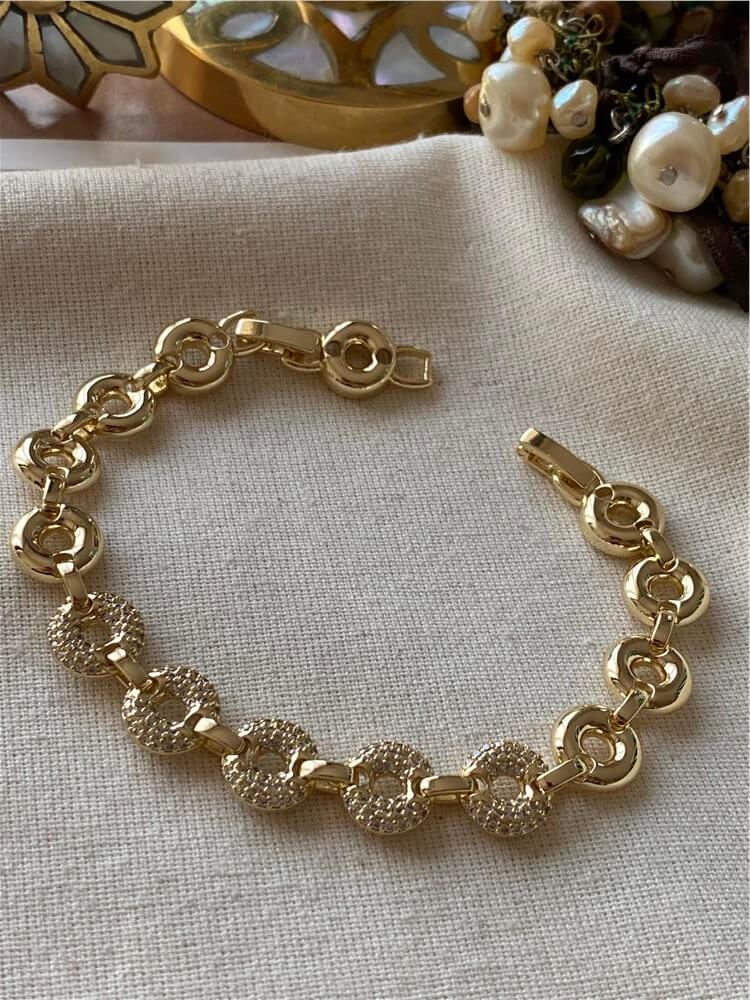 14K Taşlı Rings Bileklik