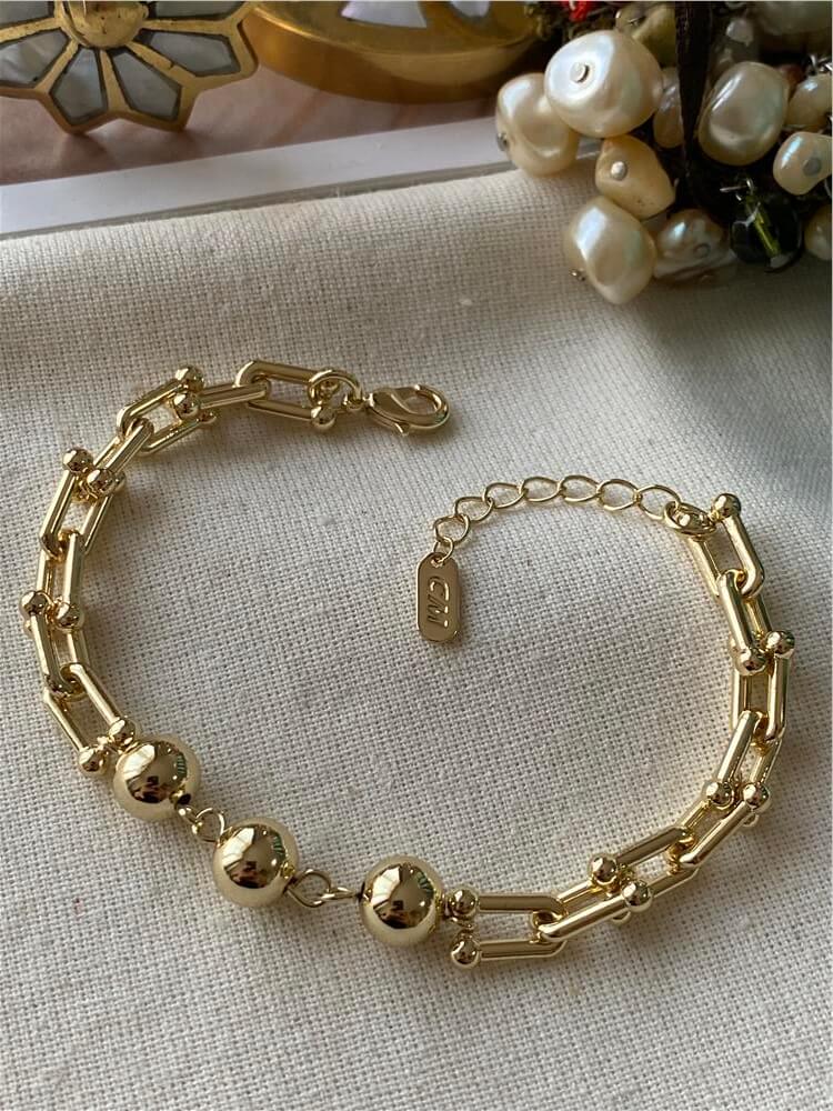 14K Üç Topçuklu Tffny Bileklik