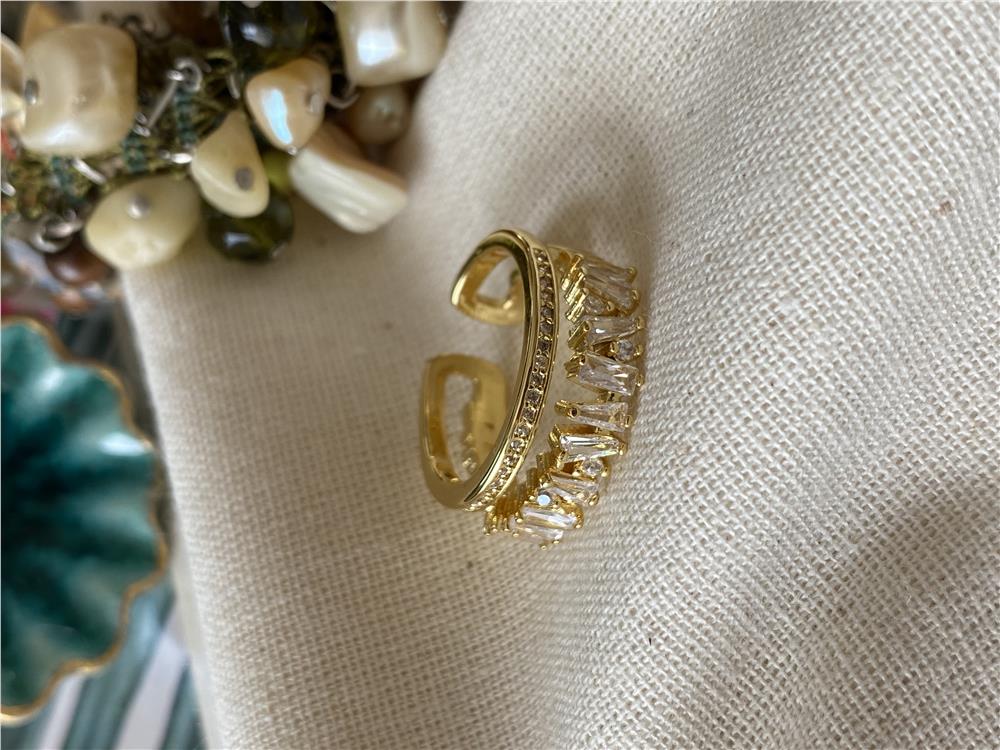 Ayarlanabilir Altın Kaplama Dotraki Yüzük