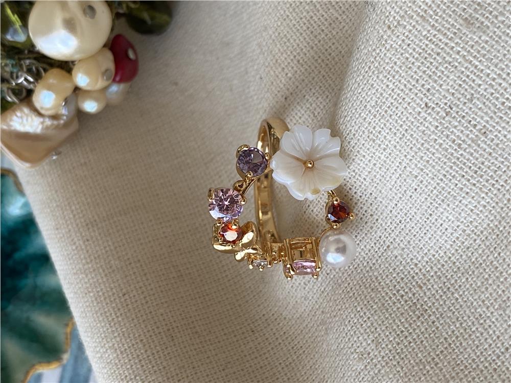 Ayarlanabilir Floral Yüzük