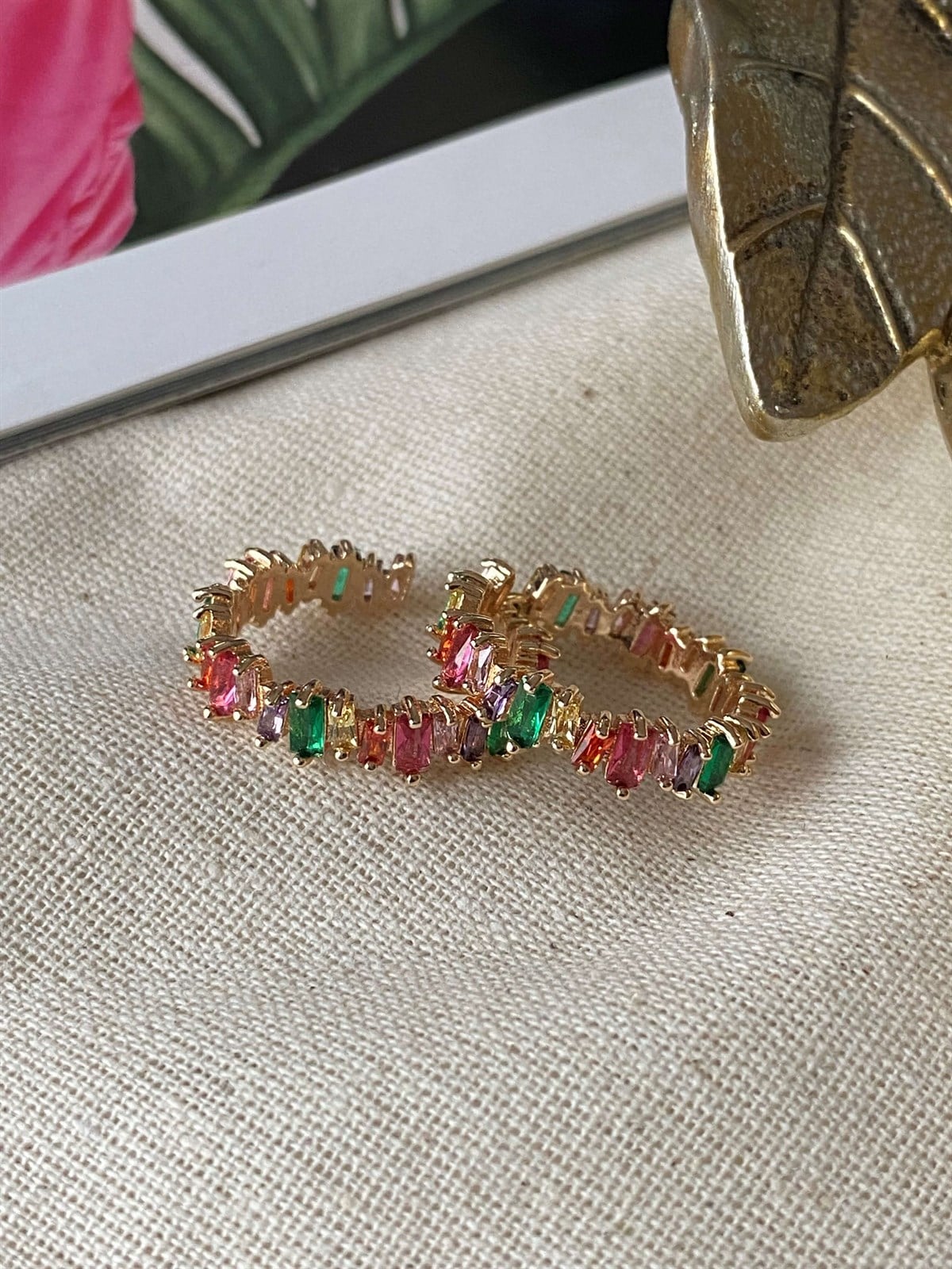 Ayarlanabilir Renkli  Zigzag Yüzük